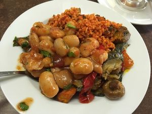 medium mixed salad plate at Zazza in Berlin