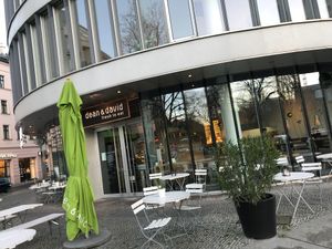 outside at Dean & David - Karl Liebknecht in Berlin