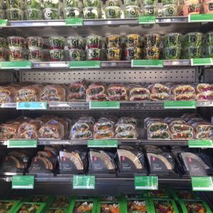 sandwich fridge at Pret A Manger - Great Eastern St in London