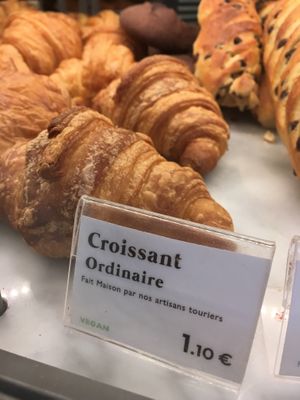 Vegan croissant  at Maison Landemaine - Roquette in Paris