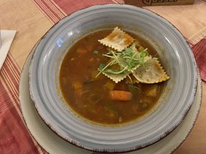 Minestrone  at Stiftskeller in St Florian