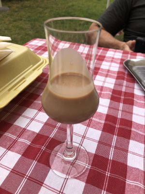 They make their own vegan baileys and got us to try😄  at Stiftskeller in St Florian