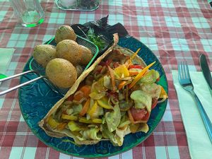 Gemüse Crêpe   at Stiftskeller in St Florian