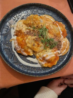 Porcini mushroom pockets  at Stiftskeller in St Florian