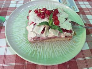 Ribiselkuchen at Stiftskeller in St Florian