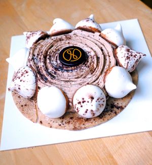 Montblanc for 4 people (vegan) at Maison Landemaine - Crozatier in Paris