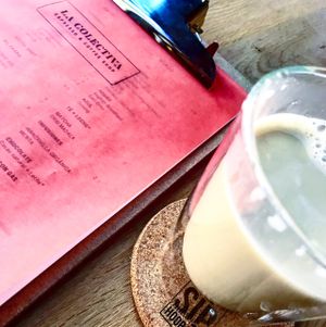 horchata   at La Colectiva Cafe in Madrid