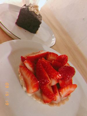 La mejor tartaleta vegana  at La Colectiva Cafe in Madrid