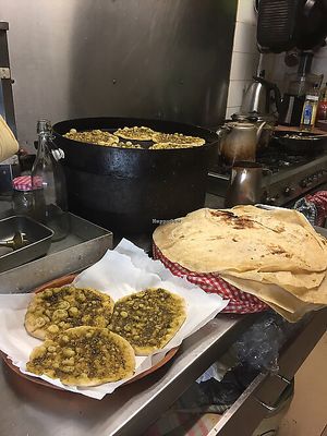 Lebanese saj bread  at Nabiha's Kitchen in Wagga Wagga