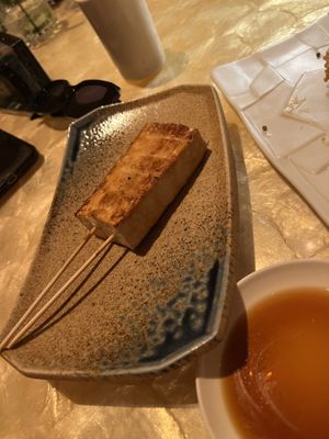 Robatayaki Tofu  at Wynn Hotel - Mizumi in Las Vegas