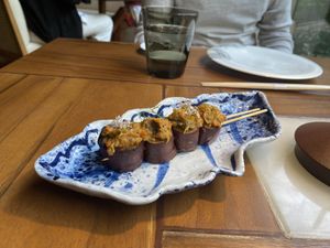 Sweet potato appetizer 😊  at Wynn Hotel - Mizumi in Las Vegas