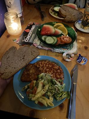 Brunch buffet (many more vegan food items available)  at Het Concerthuis in Groningen