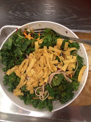 Vegan grain bowl mostly kale at CoreLife Eatery in Henrietta