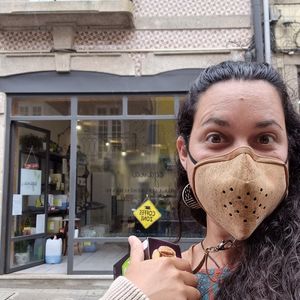 Eu à porta :) at Vegana By Tentúgal in Porto