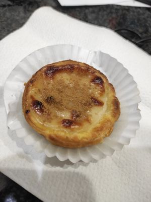 Pastel de nata AMAZINGGG at Vegana By Tentúgal in Porto