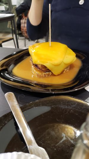 Francesinha at Vegana By Tentúgal in Porto