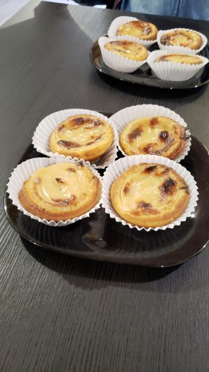 Pasteis de nata at Vegana By Tentúgal in Porto