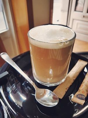 Vegan cappuccino  at Vegana By Tentúgal in Porto