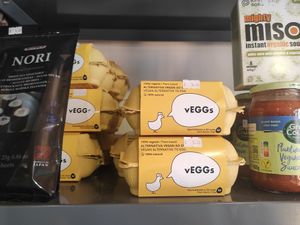 Vegan eggs powder at Vegana By Tentúgal in Porto