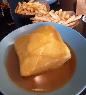 One of the best vegan francesinhas in Porto! at Vegana By Tentúgal in Porto