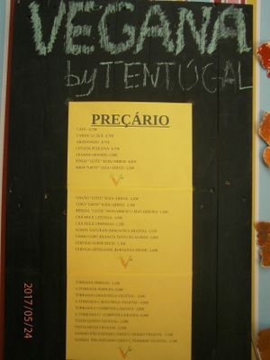 Prices at Vegana By Tentúgal in Porto