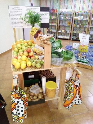 Fruit (some bio, some not) and veggies. prices are regular (some good, some less) for the surrounding area at Vegana By Tentúgal in Porto