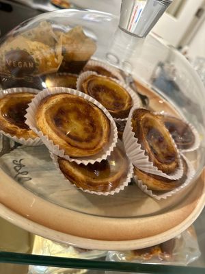 Vegan nata   at Vegana By Tentúgal in Porto