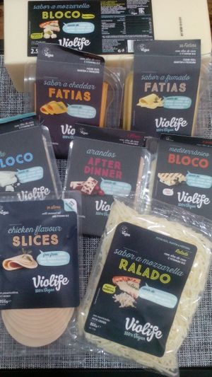 violife cheese at Vegana By Tentúgal in Porto