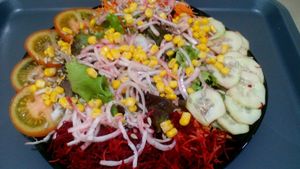 salad at Vegana By Tentúgal in Porto