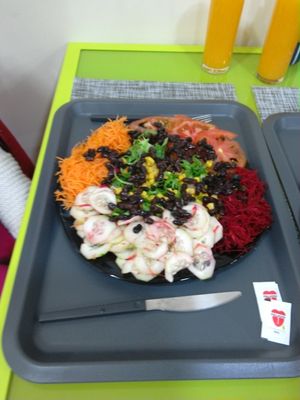 Mixed salad at Vegana By Tentúgal in Porto