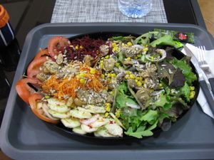 Huge, amazing salad!!! at Vegana By Tentúgal in Porto