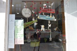 Easy to find with those colors  at Vegana By Tentúgal in Porto