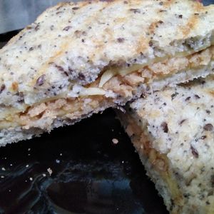 Grilled Cheese and Smoked Sausage (Alheira) at Vegana By Tentúgal in Porto