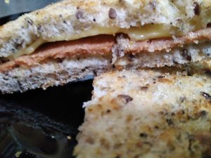 Grilled Cheese and Bacon at Vegana By Tentúgal in Porto