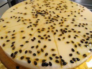 Passion Fruit Cheesecake at Vegana By Tentúgal in Porto