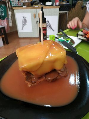 Francesinha at Vegana By Tentúgal in Porto