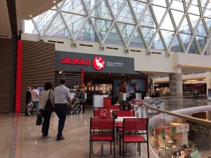 Seating area at Akakiko in Linz