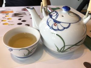 Jasmin tea at Akakiko in Linz
