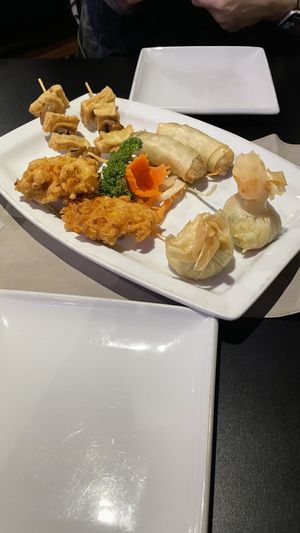 Vegan set menu starter!   at Kamthai Thai in Whitby