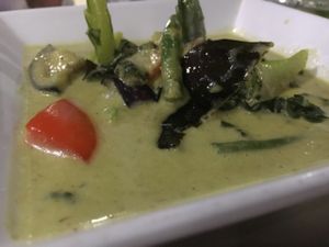 green curry  at Kamthai Thai in Whitby