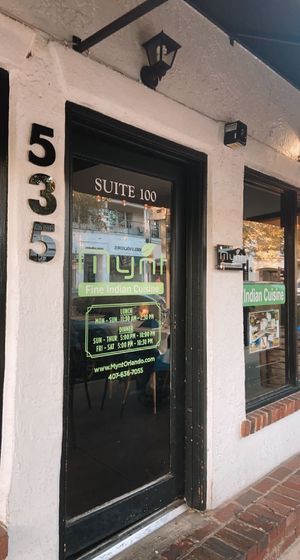 exterior  at Mynt Fine Indian Cuisine in Orlando