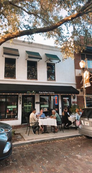 building is cute   at Mynt Fine Indian Cuisine in Orlando