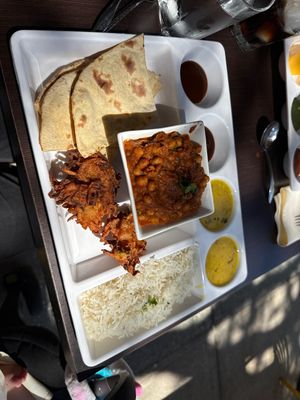 Chickpea lunch special   at Mynt Fine Indian Cuisine in Orlando