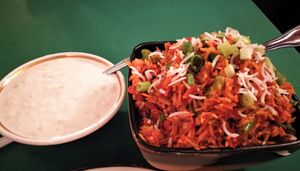 Vegetable Jambalaya at Taj Mahal in Nassau