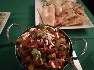 Vegetable  Curry at Taj Mahal in Nassau