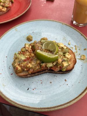 Avo on toast!  at Lounges - Brunello in Weston-super-mare