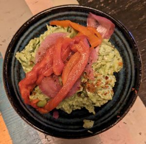 Edamame guacamole (7/10) at Lounges - Brunello in Weston-super-mare