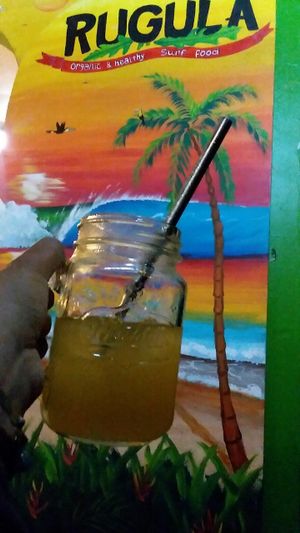 Only good option on the menu at Rugula in Jaco