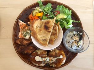 Lunch menu at Coco-natural in Takasago
