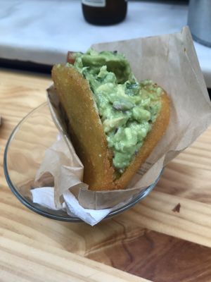 Arepa vegana  at Condende in Sevilla